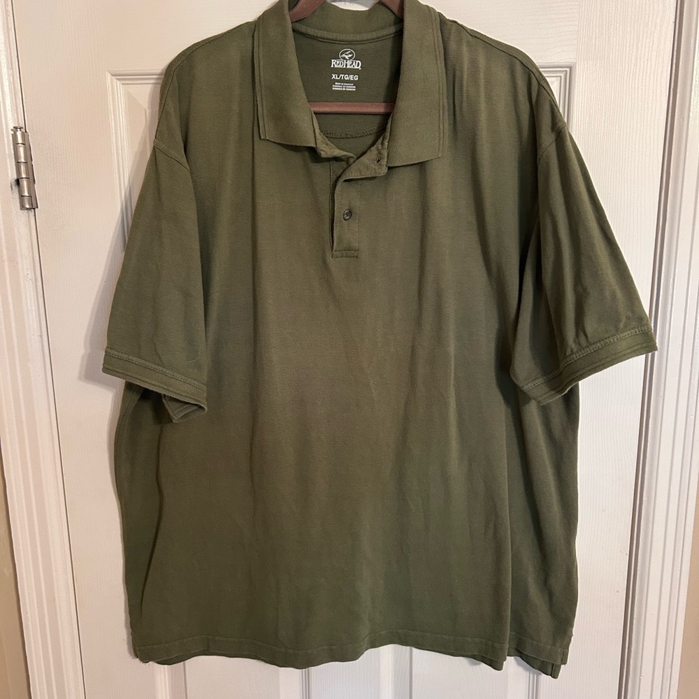 Men's XL Green Polo Shirt